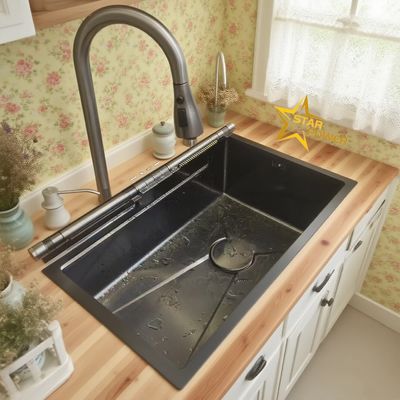 Stainless Steel Double Bowl Kitchen Sink 11kg with Grey Partition