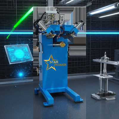 Soldadora CNC de rodízio de dois eixos para bacias de lavabo de aço inoxidável com R5-R15mm ajustável e 80-100 bacias de lavabo por turno