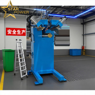 Bom preço Soldadora vertical CNC de 220V 500W com pressão de ar de 0,1-1,2MPa para soldagem redonda de quatro cantos on-line