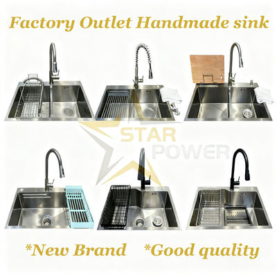 Bom preço Pia de cozinha de aço inoxidável 304/316 revestida com PVD à prova de óleo Nano on-line