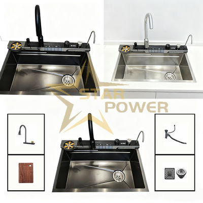 PVD curado a altas temperaturas, de fabricação manual, resistente ao desgaste, recipiente de duas tigelas, com material de qualidade alimentar 304/316