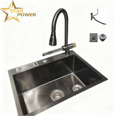 Laveira de cozinha feita à mão extra espessa 4.0mm 304/316 de aço inoxidável