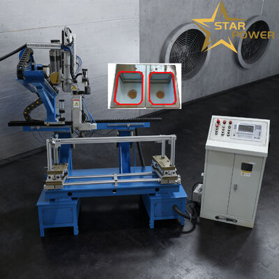 Máquina de solda de arco de argão controlada por CNC com tensão de 220V e potência de 400W para painéis de lavatório feitos à mão de aço inoxidável