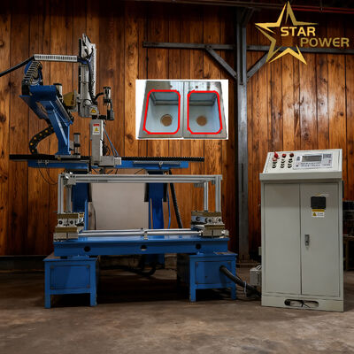 Máquina de Solda Automática CNC de Quatro Lados Planos de Alta Eficiência com Ligação Síncrona de 4 Eixos e Controle de Fusão de Precisão para Chapas de 0,8-4,0mm