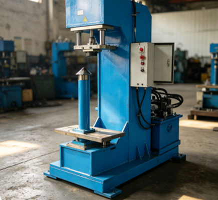 Máquina de moldagem de canto hidráulica de lavatório industrial. 380V Voltagem, 1800×900×2000mm Tamanho de trabalho, 30 segundos por taça Alta eficiência para a produção em massa de lavatório de cozinha de aço inoxidável 304.