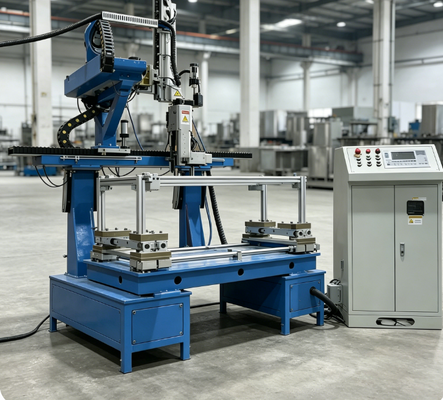 Bom preço Máquina de Soldadura CNC de Quatro lados de Alta Eficiência Equipamento de Soldadura Automática de Precisão de Um Clique para a Linha de Fabricação de Metal de Laveira de Cozinha de 304 Aço Inoxidável on-line