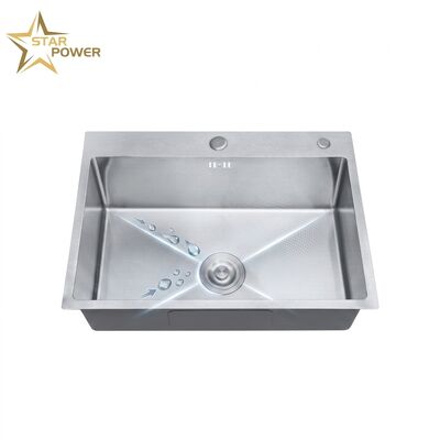 Bom preço Commercial 32 Inch Undermount Kitchen Sink SUS304 16 Gauge Single Bowl with Drainboard online