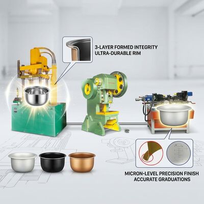 Qualidade Rice Cooker Inner Pot Hydraulic Drawing Cookware Production Line 250 Ton Four Column Press Machine fábrica